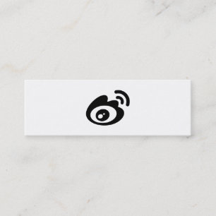 Sina weibo-Anhänger Mini Visitenkarte