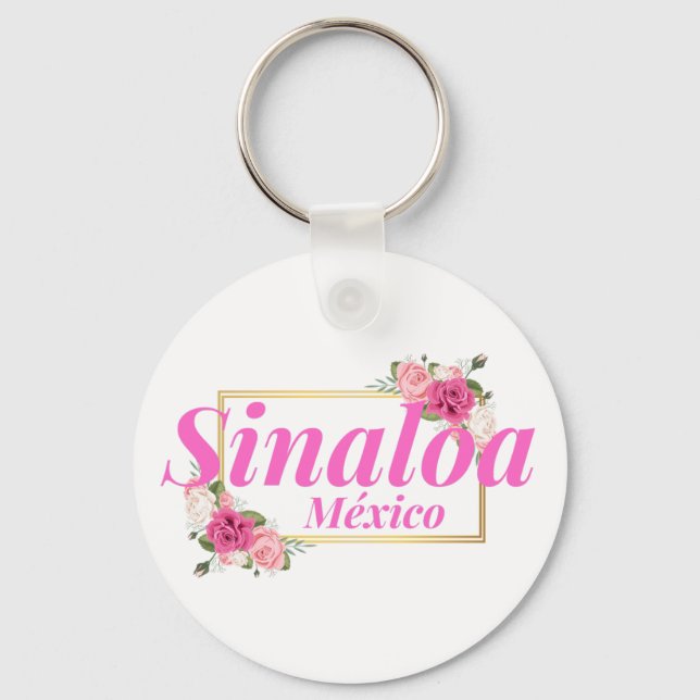 Sinaloa Mexiko Reiseziel Bridesmaid Schlüsselanhänger (Vorderseite)