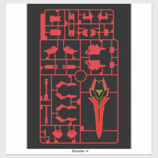 sinanju gundam gunpla plamo Model Läufer Kit cha Aufkleber