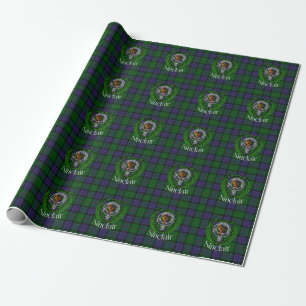 Sinclair-Schottischer-Clan-Tartan & Wappen Geschenkpapier