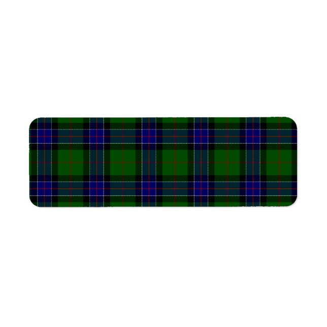 Sinclair Tartan Blau kariert (Vorne)