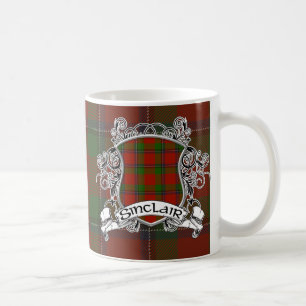 Sinclairtartan-Schild Kaffeetasse