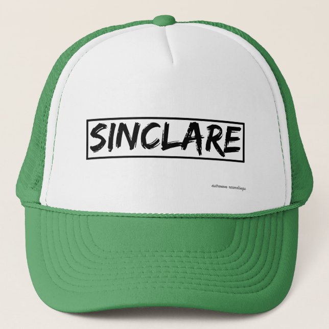 Sinclare Kasten-Logo-Hut Truckerkappe (Vorderseite)