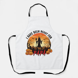 Sind Bereit Papa Halloween Hexe Kürbisse Grab Schürze