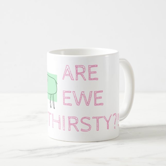 SIND DIE THRISTEN? KAFFEETASSE (VorderseiteRechts)