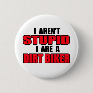 Sind ein Dirt Biker Motocross Dirt Bike Knopf Button