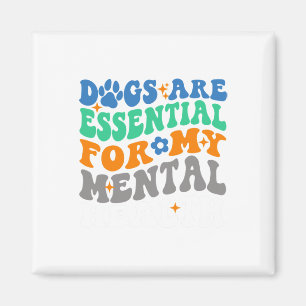 Sind für meine geistige Gesundheit Spaß Hund Liebh Magnet