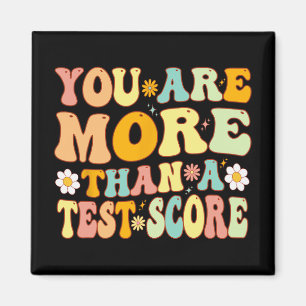 sind mehr als ein Test-Score Groovy Lehrer Testing Magnet