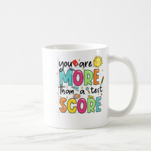 sind mehr als ein Test-Score-Lehrer Test Da Kaffeetasse