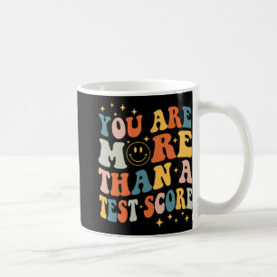 sind mehr als ein Test-Score-Lehrer Testtag Gro Kaffeetasse