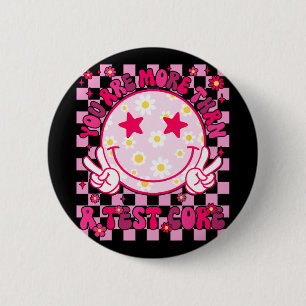 sind mehr als ein Test Score Testing Day Smile Hip Button