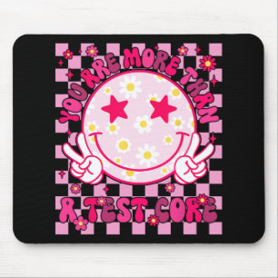 sind mehr als ein Test Score Testing Day Smile Hip Mousepad