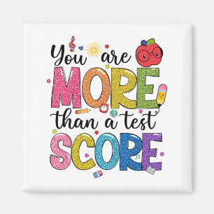 sind mehr als ein Test-Score-Teststaar-Test Magnet
