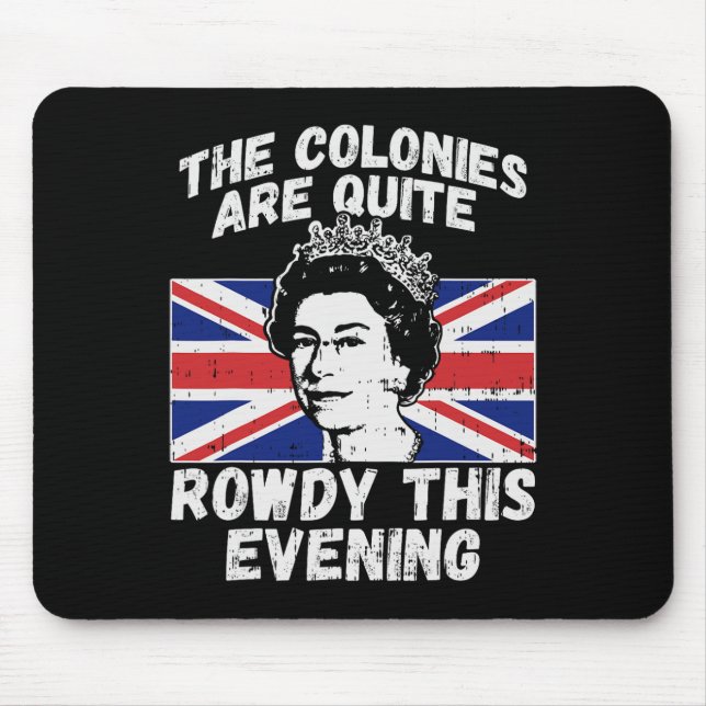 Sind Rowdy Funny Independence Day 4. Juli Königin Mousepad (Vorne)