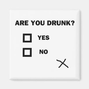 Sind Sie betrunken? Magnet