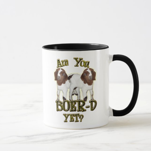 SIND SIE BOER-D SCHON? BOER-ZIEGEN TASSE (Rechts)