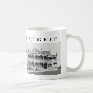 sind Sie das alte Haus, das wieder träumt? Kaffeetasse