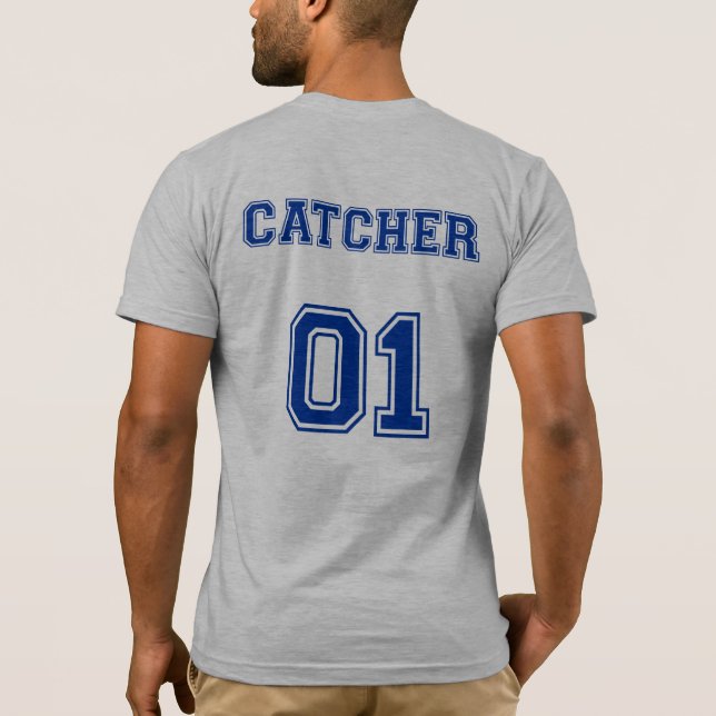 SIND SIE EIN FÄNGER ODER EIN WERFER T-Shirt (Rückseite)