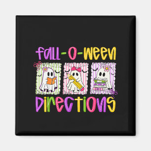 Sind Sie Fall-o-ween Anweisungen Lustiger Lehrer H Magnet