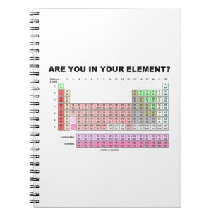 Sind Sie in Ihrem Element? Periodische Notizblock