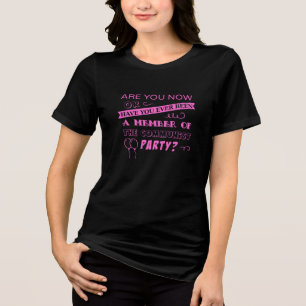 Sind Sie jetzt oder waren Sie jemals... Tri-Blend Shirt