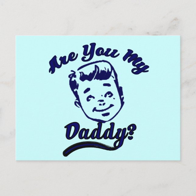 Sind Sie mein Vater-Kind-Unterstützungsberater? Postkarte (Vorderseite)