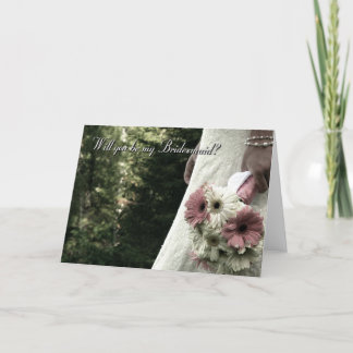 Sind Sie meine Brautjungfer Einladung