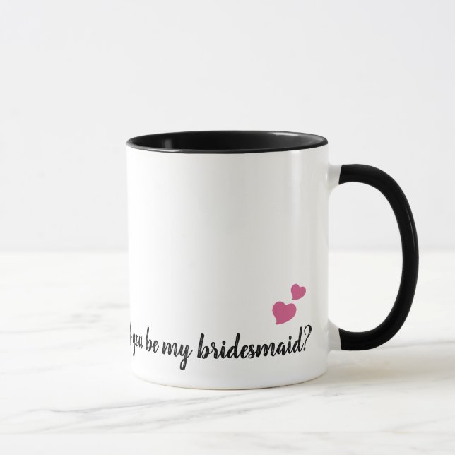 Sind Sie meine Brautjungfer - indische Mädchen Tasse (Rechts)