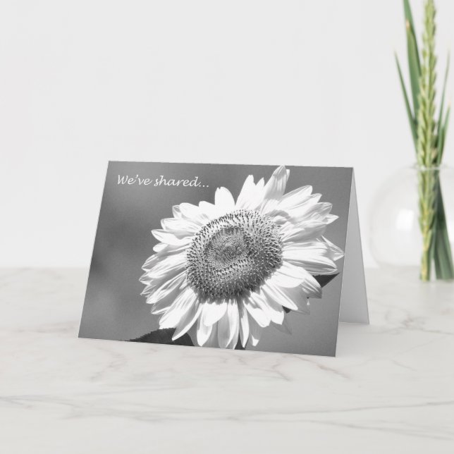 Sind Sie meine Brautjungfer? Karte -- Sonnenblume (Vorderseite)