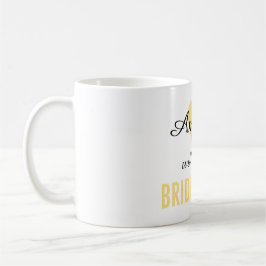 Sind Sie meine Brautjungferngoldherz-Tasse Kaffeetasse