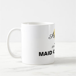 Sind Sie meine Brautjungferngoldherz-Tasse Kaffeetasse