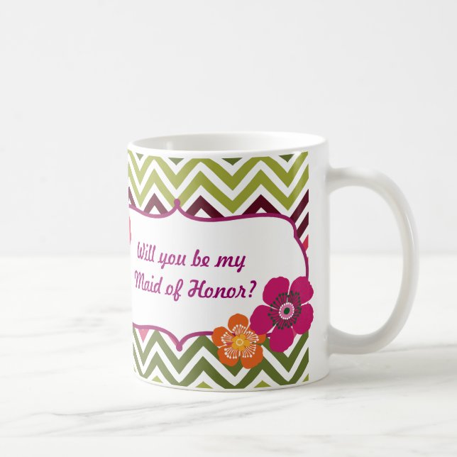 Sind Sie meine Trauzeugin-Tasse Kaffeetasse (Rechts)