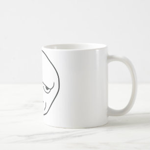 sind Sie mich scherzend Gesicht Kaffeetasse