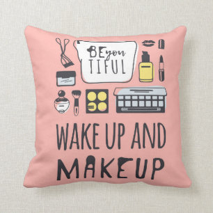 Sind Sie Tiful, den und Make-up aufwachen Kissen