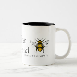 sind wir alle zusammen zweifarbige tasse