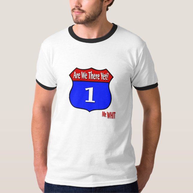 Sind wir dort schon? CD Männer T-Shirt (Vorderseite)