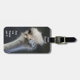 Sind wir dort schon? gepäckanhänger