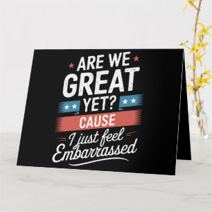 Sind wir groß, fühlen wir uns aber trotzdem von Tr Karte