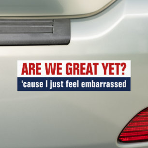 Sind wir jetzt großartig? Ich fühle mich einfach n Autoaufkleber