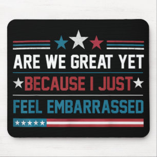 Sind wir jetzt großartig? Weil ich mich einfach nu Mousepad