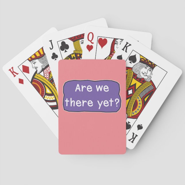 Sind wir schon da? spielkarten (Rückseite)