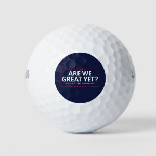 Sind wir schon großartig? Ich fühle mich gerade um Golfball