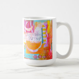 Sind wir Spaß dennoch Tasse habend