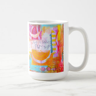 Sind wir Spaß dennoch Tasse habend