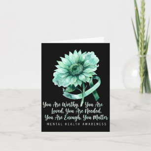 Sind würdig geliebte Sonnenblume psychische Gesund Karte