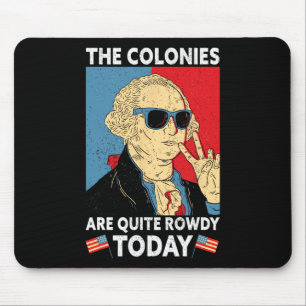 Sind ziemlich rowdy Independence Day am 4. Juli Mousepad