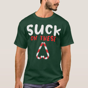 Sind zum Kotzen auf dieser Holiday Candy Cane Grap T-Shirt