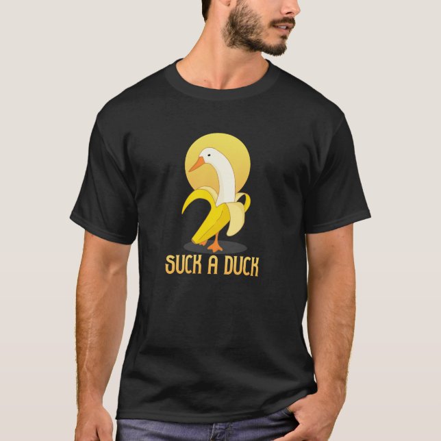 sind zum Kotzen eine Ente, Bananenente, lustiges H T-Shirt (Vorderseite)