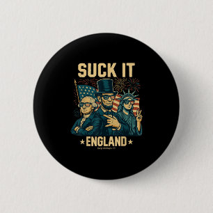Sind zum Kotzen England Funny George Washington 17 Button