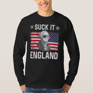 Sind zum Kotzen England George Washington 1776 4. T-Shirt